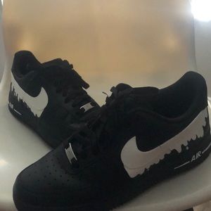 white drip air force 1
